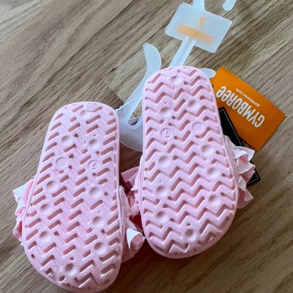 NWT Gymboree whisper Pink Slingback Sandals Size 7 Toddler Girl's - Picture 3 of 5